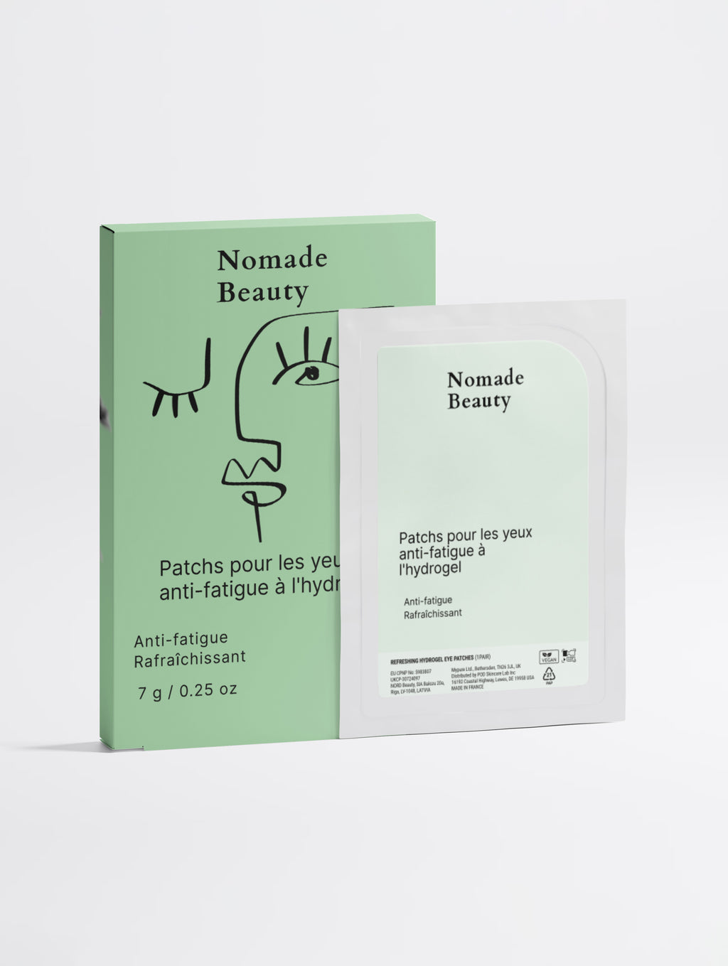 Patchs pour les yeux anti-fatigue à l'hydrogel