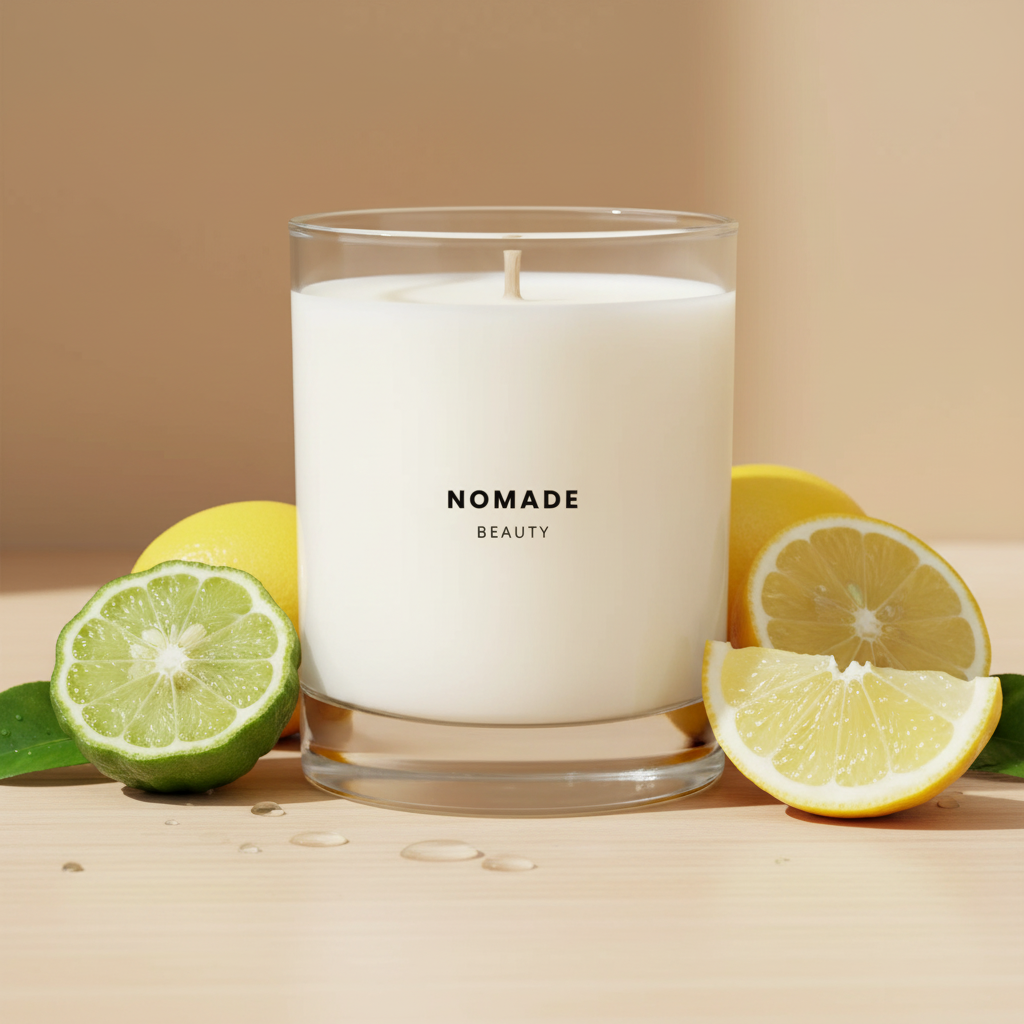 Bougie Bergamote Citron - Fraîcheur agrumes