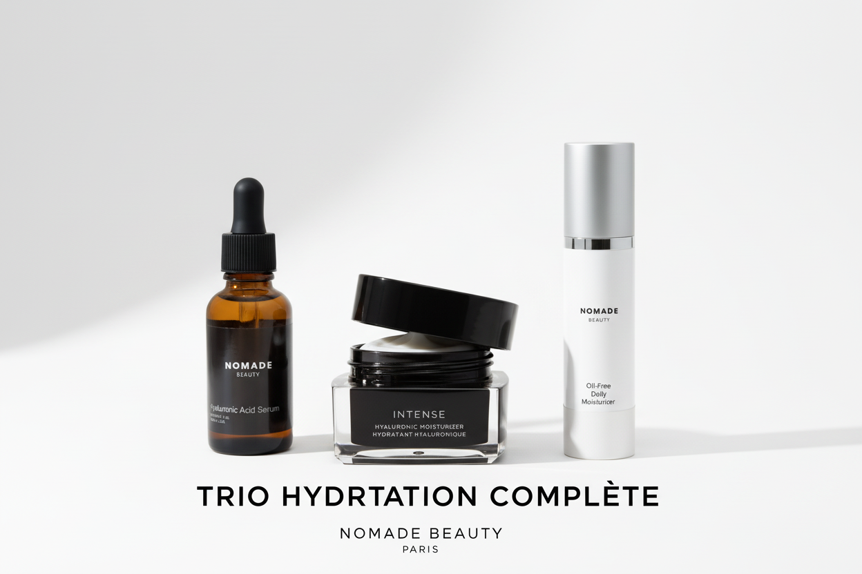 Trio Hydratation Complète - Acide Hyaluronique & Crème de Jour