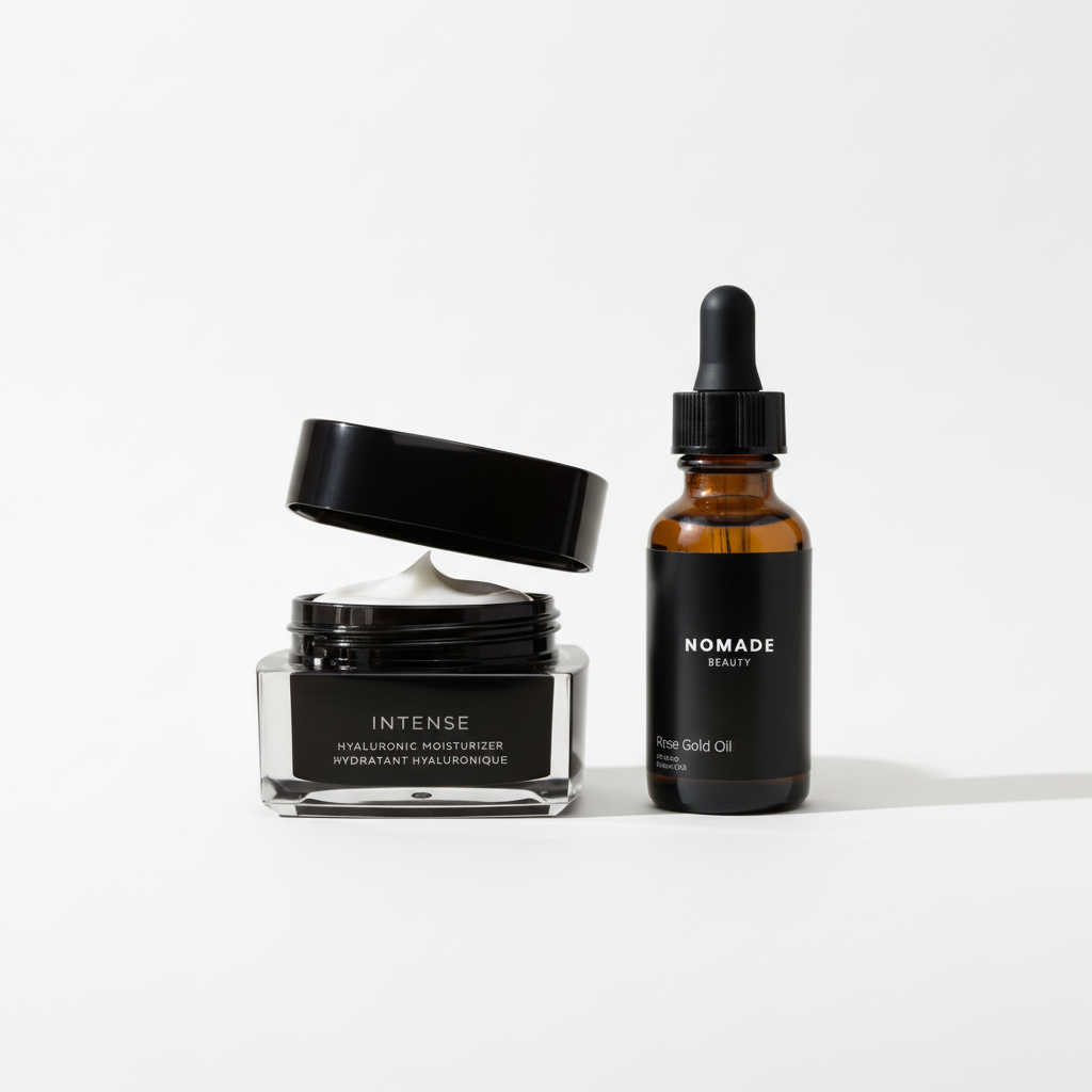 Coffret Glow Naturel - Crème Acide Hyaluronique & Sérum Or Rose