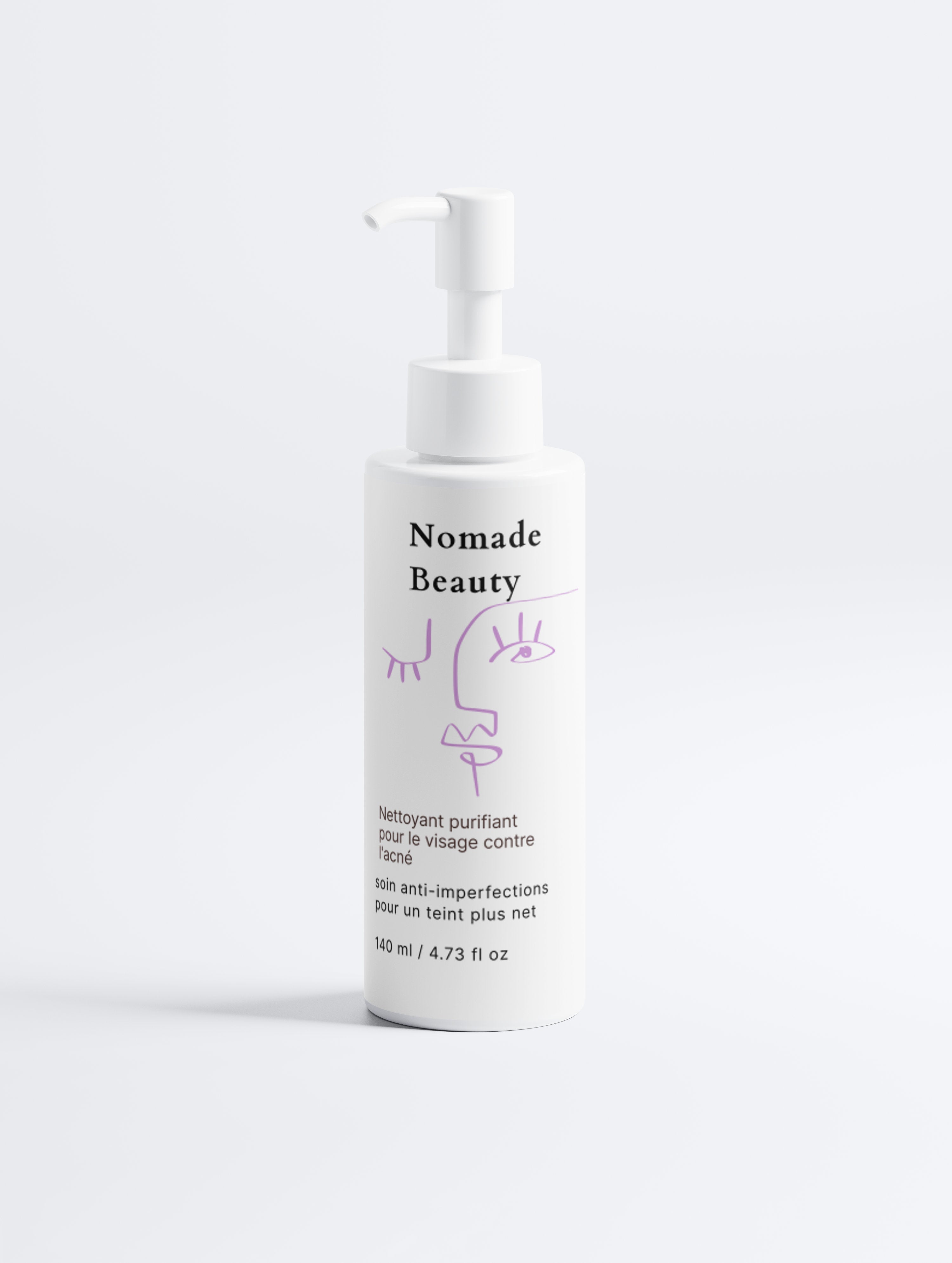 Nettoyant purifiant pour le visage contre l'acné