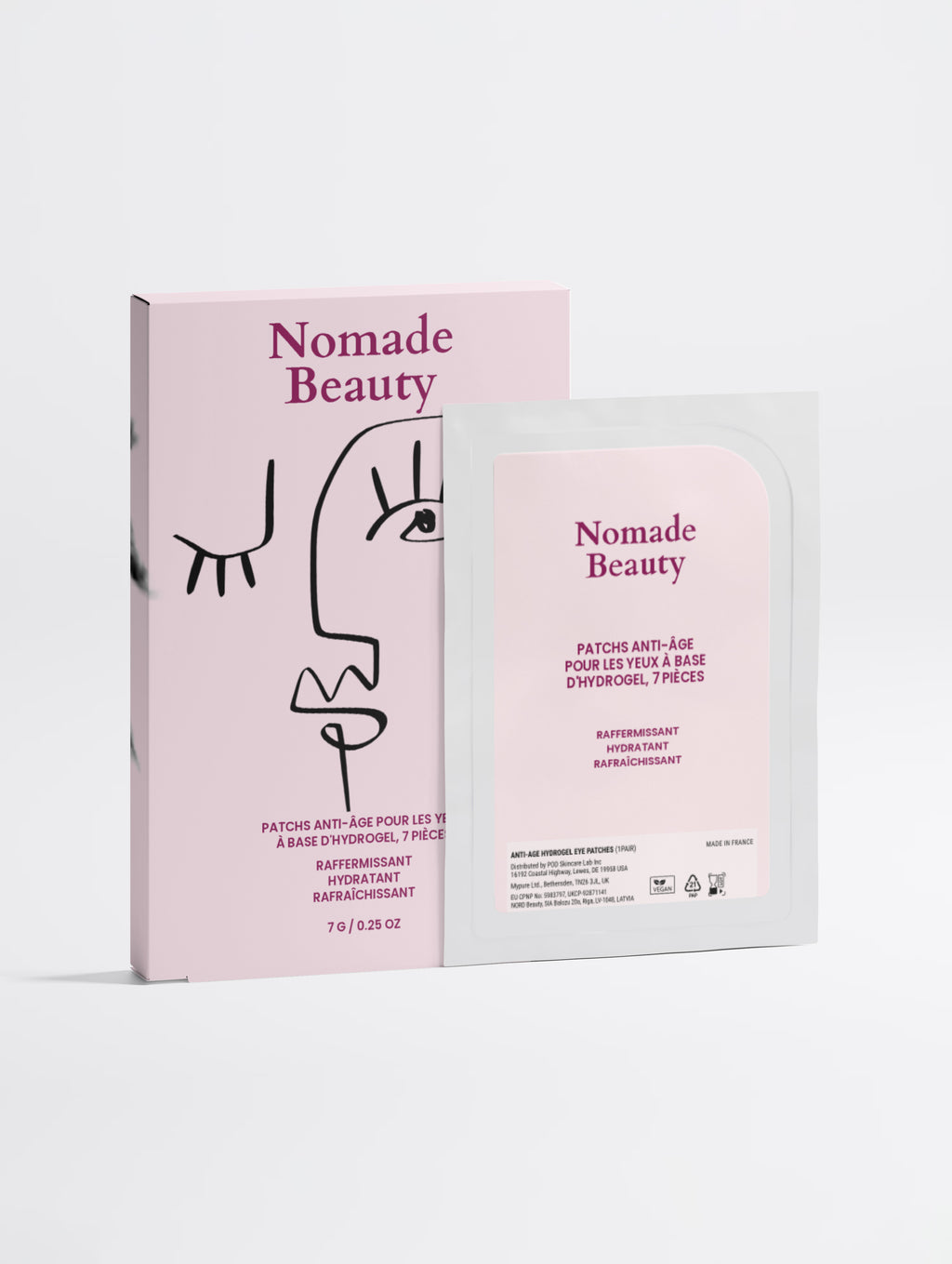 Patchs Contour des Yeux Hydrogel & Or  7 Paires