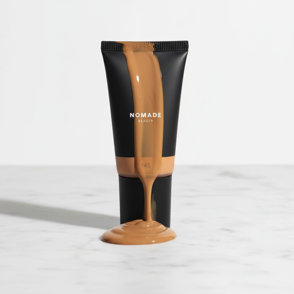 TM129 Tan - Tube ouvert effet coulée