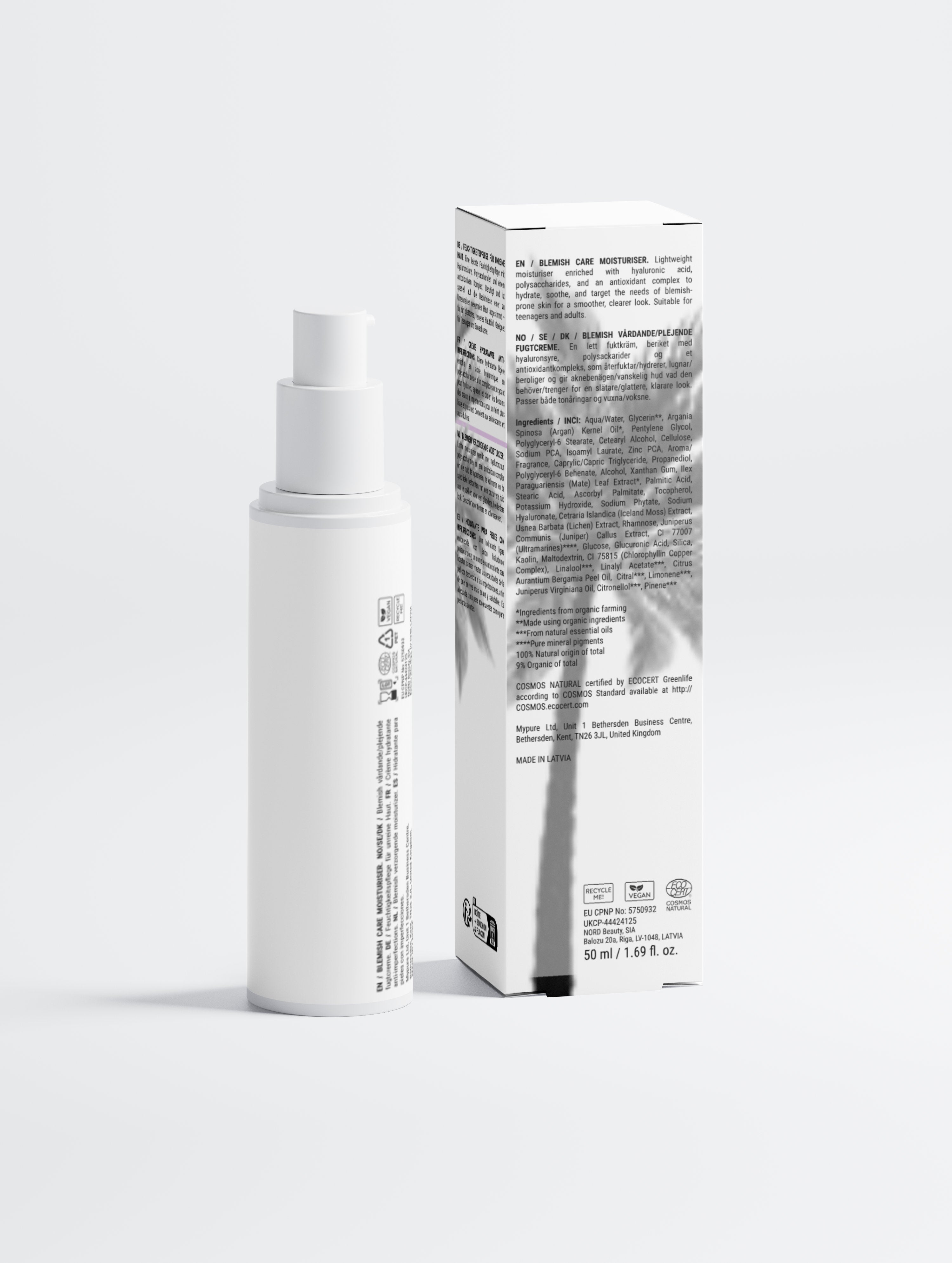 Crème hydratante anti-acné
