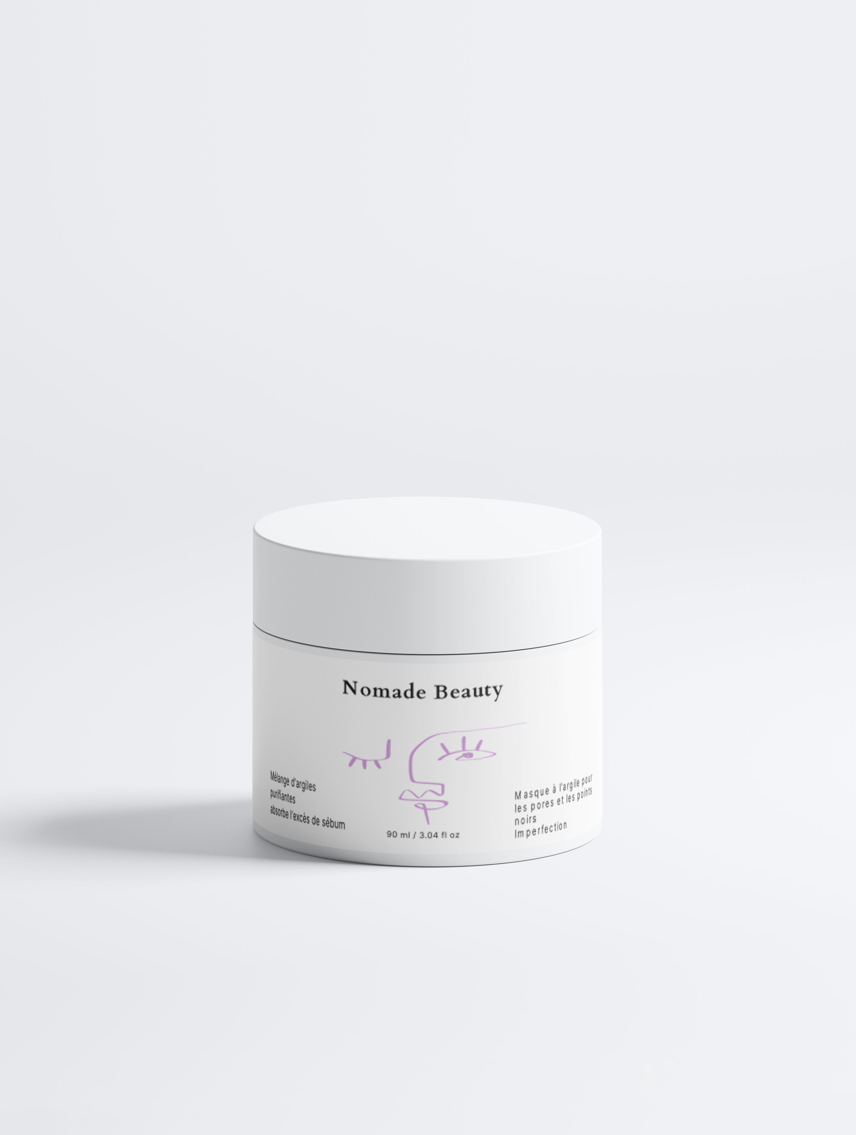 Masque à l'argile pour les pores et les points noirs